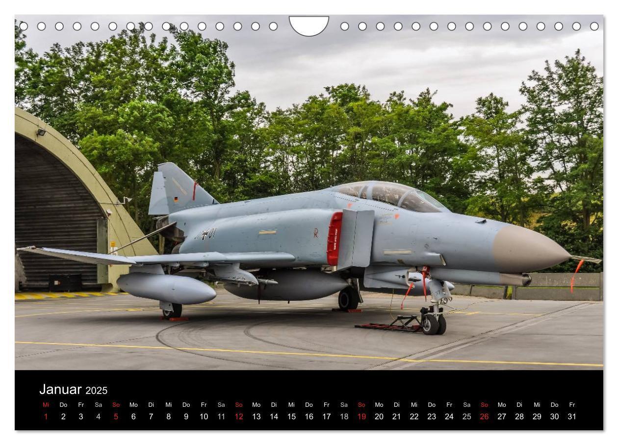 Bild: 9783435714544 | Phantoms bei der Luftwaffe (Wandkalender 2025 DIN A4 quer),...