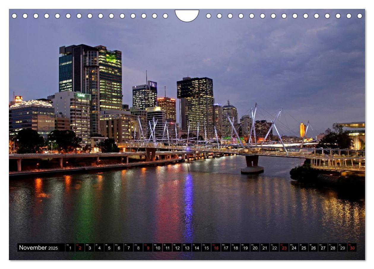 Bild: 9783435715602 | Brisbane (Wandkalender 2025 DIN A4 quer), CALVENDO Monatskalender