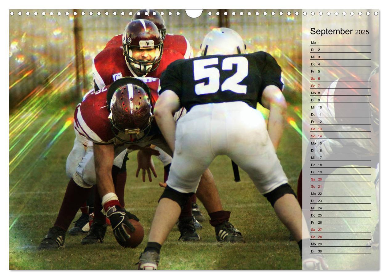 Bild: 9783435416844 | HEROES - American Football (Wandkalender 2025 DIN A3 quer),...