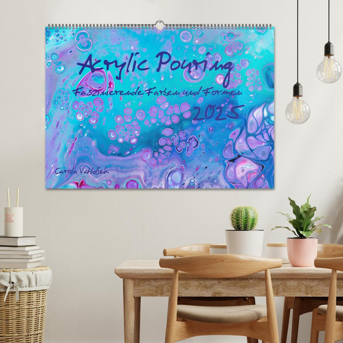 Bild: 9783435175727 | Acrylic Pouring - Faszinierende Farben und Formen (Wandkalender...