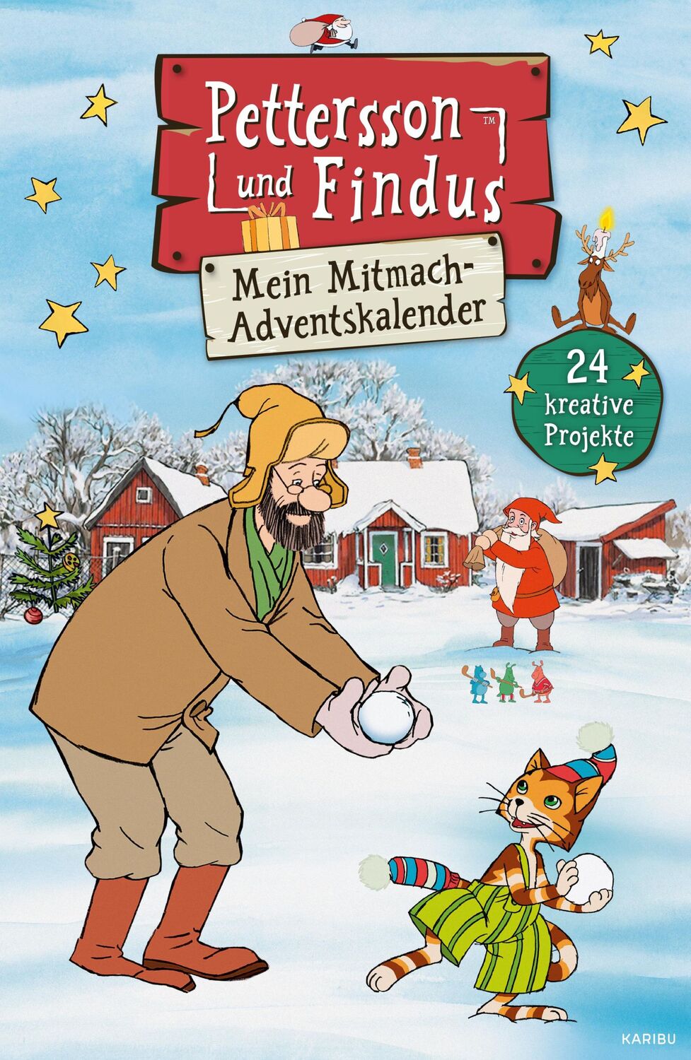 Cover: 9783961294312 | Pettersson und Findus - Mitmach-Adventskalender | Sven Nordqvist