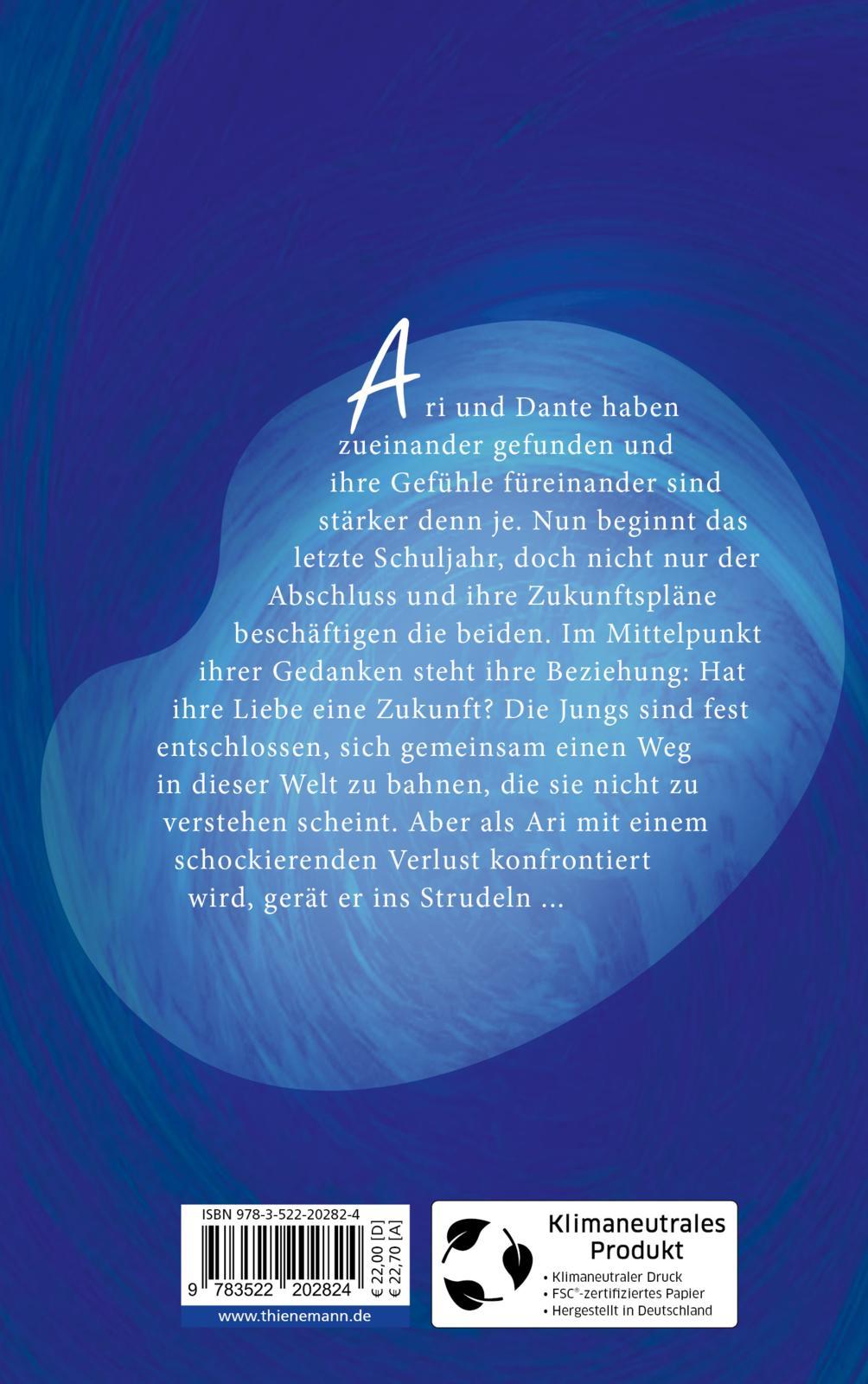 Rückseite: 9783522202824 | Ari und Dante 2: Aristoteles und Dante springen in den Strudel des...