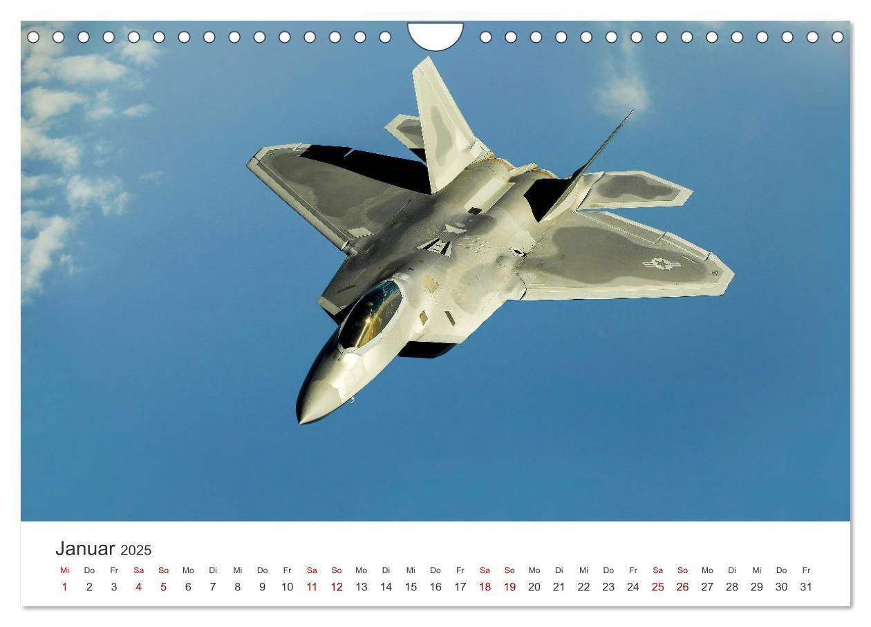 Bild: 9783383918629 | Kampfjets - Düsenjäger-Kalender (Wandkalender 2025 DIN A4 quer),...