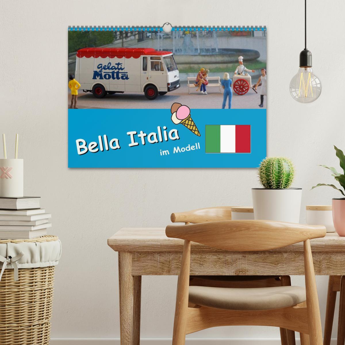 Bild: 9783435120604 | Bella Italia im Modell (Wandkalender 2025 DIN A3 quer), CALVENDO...