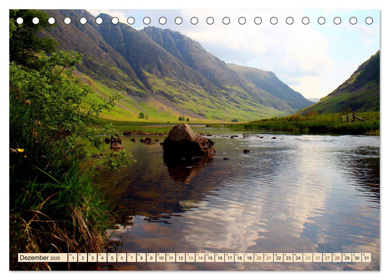 Bild: 9783435420377 | Glen Coe (Tischkalender 2025 DIN A5 quer), CALVENDO Monatskalender