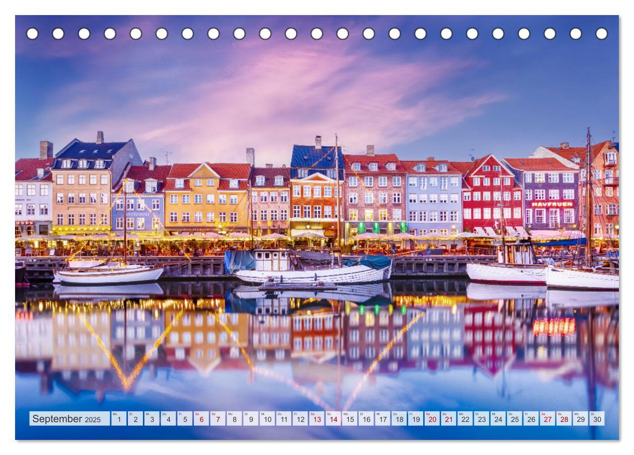 Bild: 9783383911149 | KOPENHAGEN Malerisches Stadtherz (Tischkalender 2025 DIN A5 quer),...