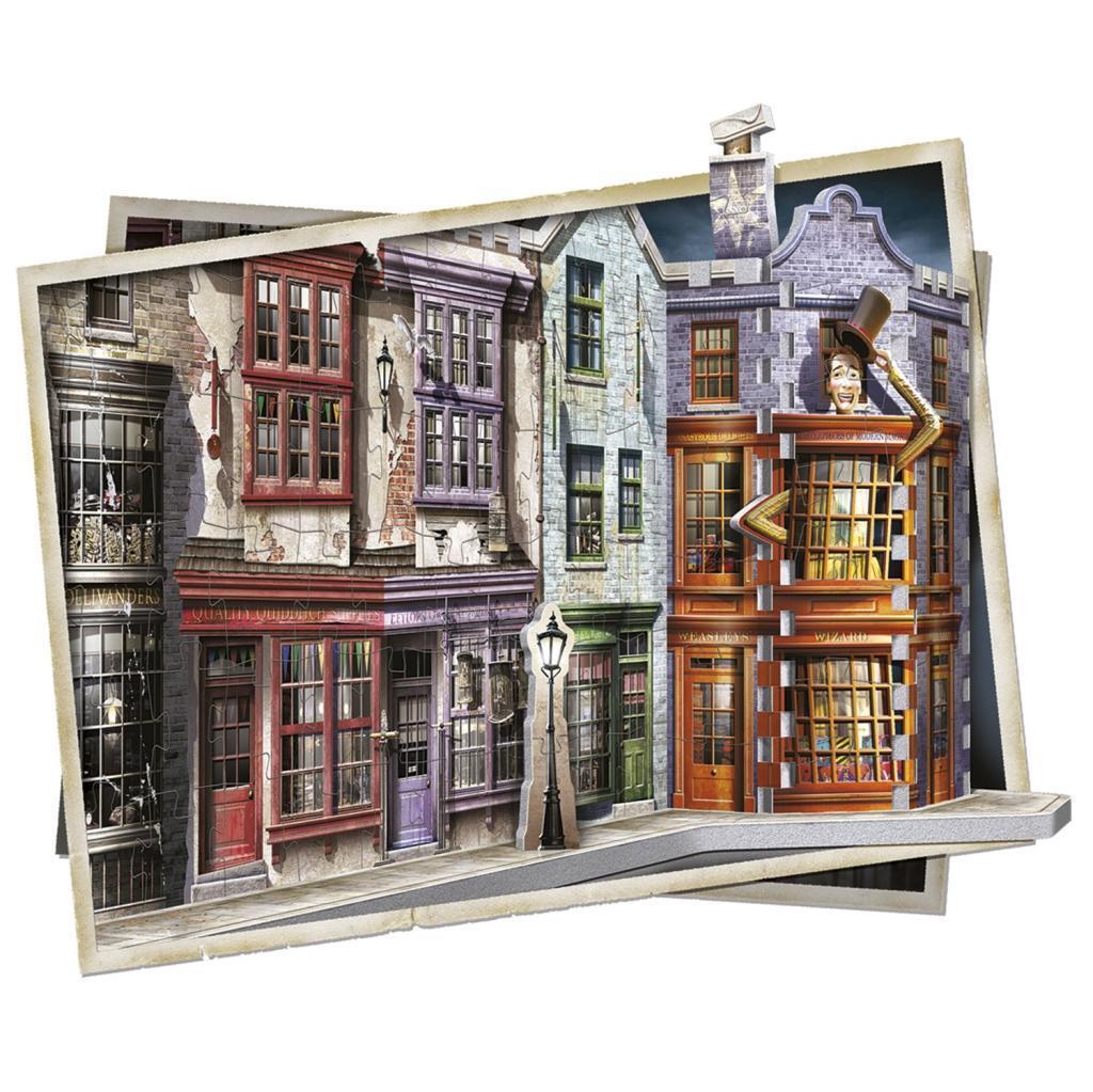 Bild: 665541010101 | Winkelgasse/Diagon Alley - Harry Potter/ 3D-Puzzle 450 Teile | Spiel