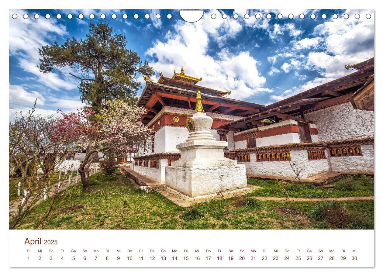 Bild: 9783435297818 | Mystisches Bhutan (Wandkalender 2025 DIN A4 quer), CALVENDO...