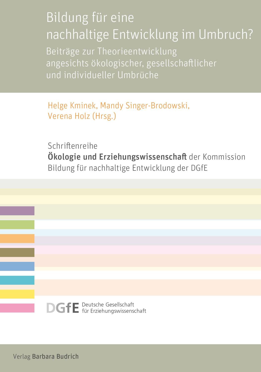 Cover: 9783847427360 | Bildung für eine nachhaltige Entwicklung im Umbruch? | Holz (u. a.)