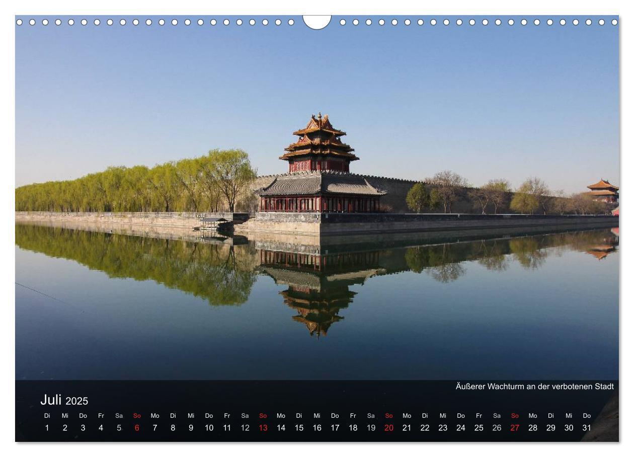 Bild: 9783435720446 | Erlebe China (Wandkalender 2025 DIN A3 quer), CALVENDO Monatskalender