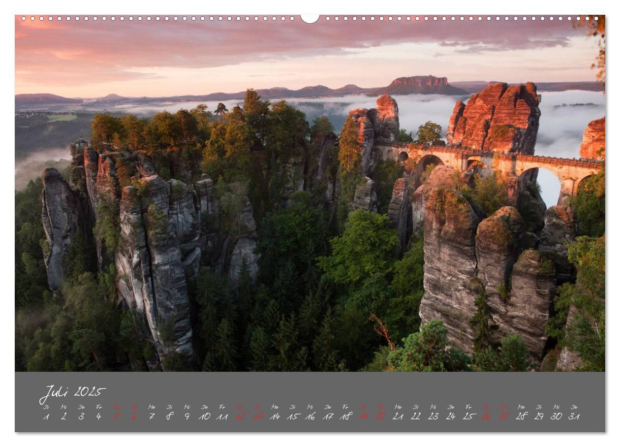 Bild: 9783435810574 | Traumlandschaft - Sächsische Schweiz (Wandkalender 2025 DIN A2...