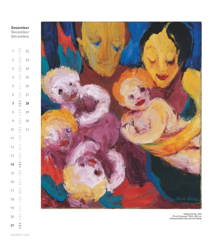 Bild: 4250809652979 | Emil Nolde 2025 - Kunstkalender - Wandkalender im Format 34,5 x 40...