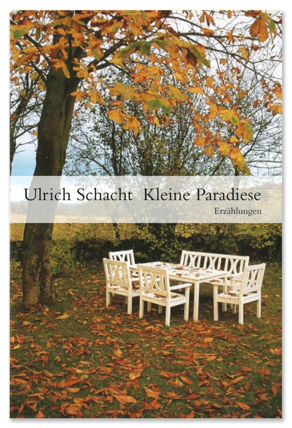 Cover: 9783942955379 | Kleine Paradiese | Erzählungen | Ulrich Schacht | Buch | 190 S. | 2013