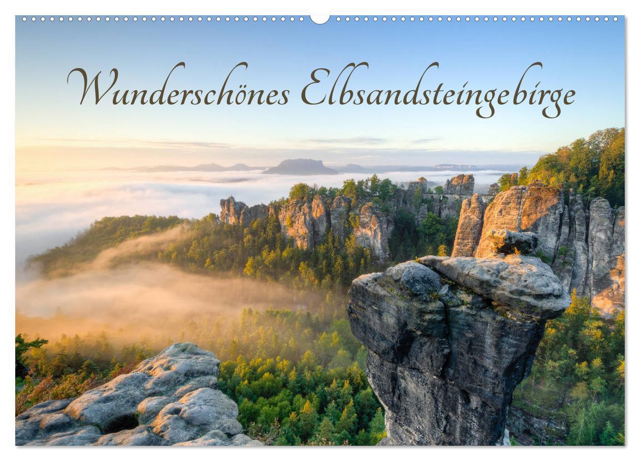 Cover: 9783435351138 | Wunderschönes Elbsandsteingebirge (Wandkalender 2025 DIN A2 quer),...