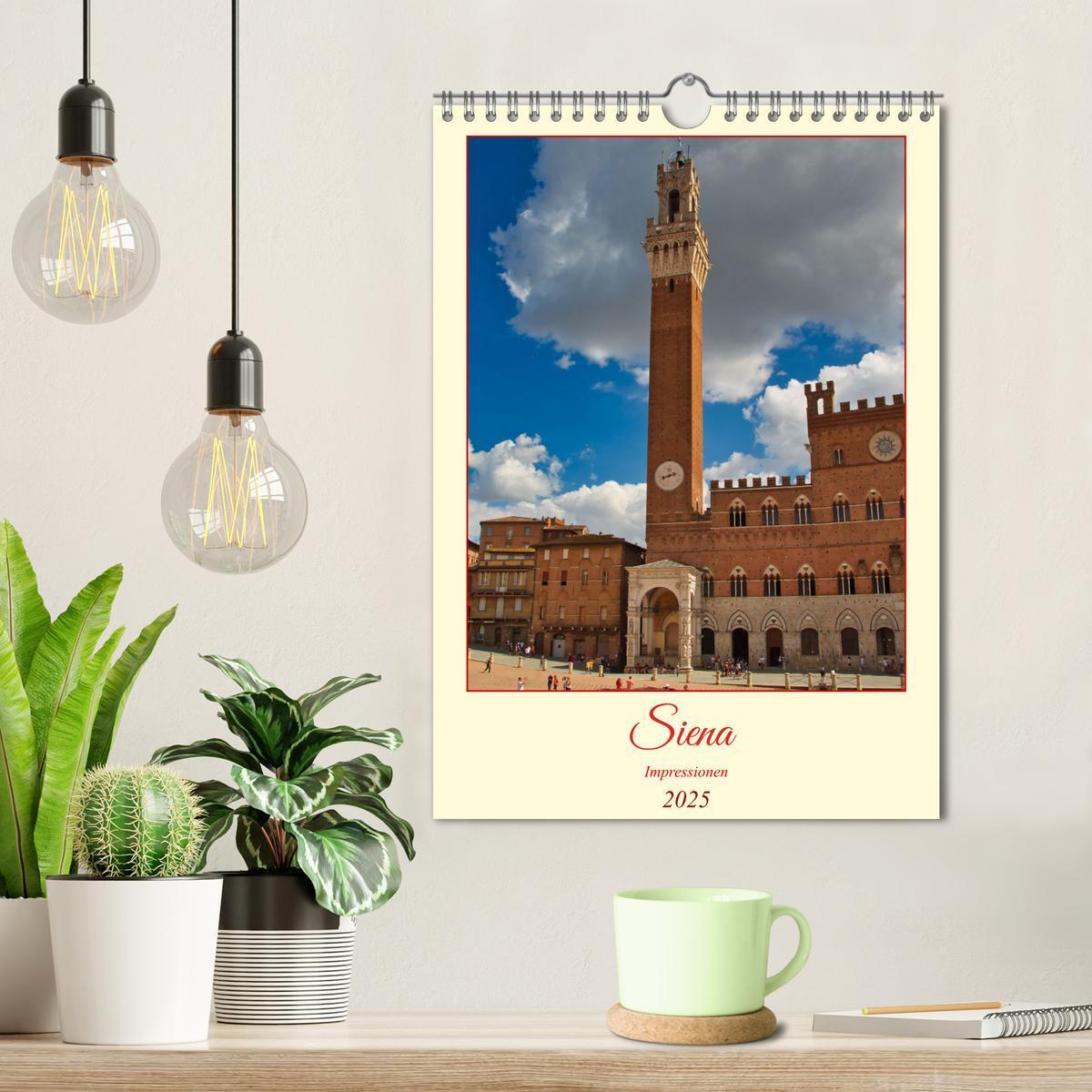 Bild: 9783435887361 | Siena - Impressionen (Wandkalender 2025 DIN A4 hoch), CALVENDO...