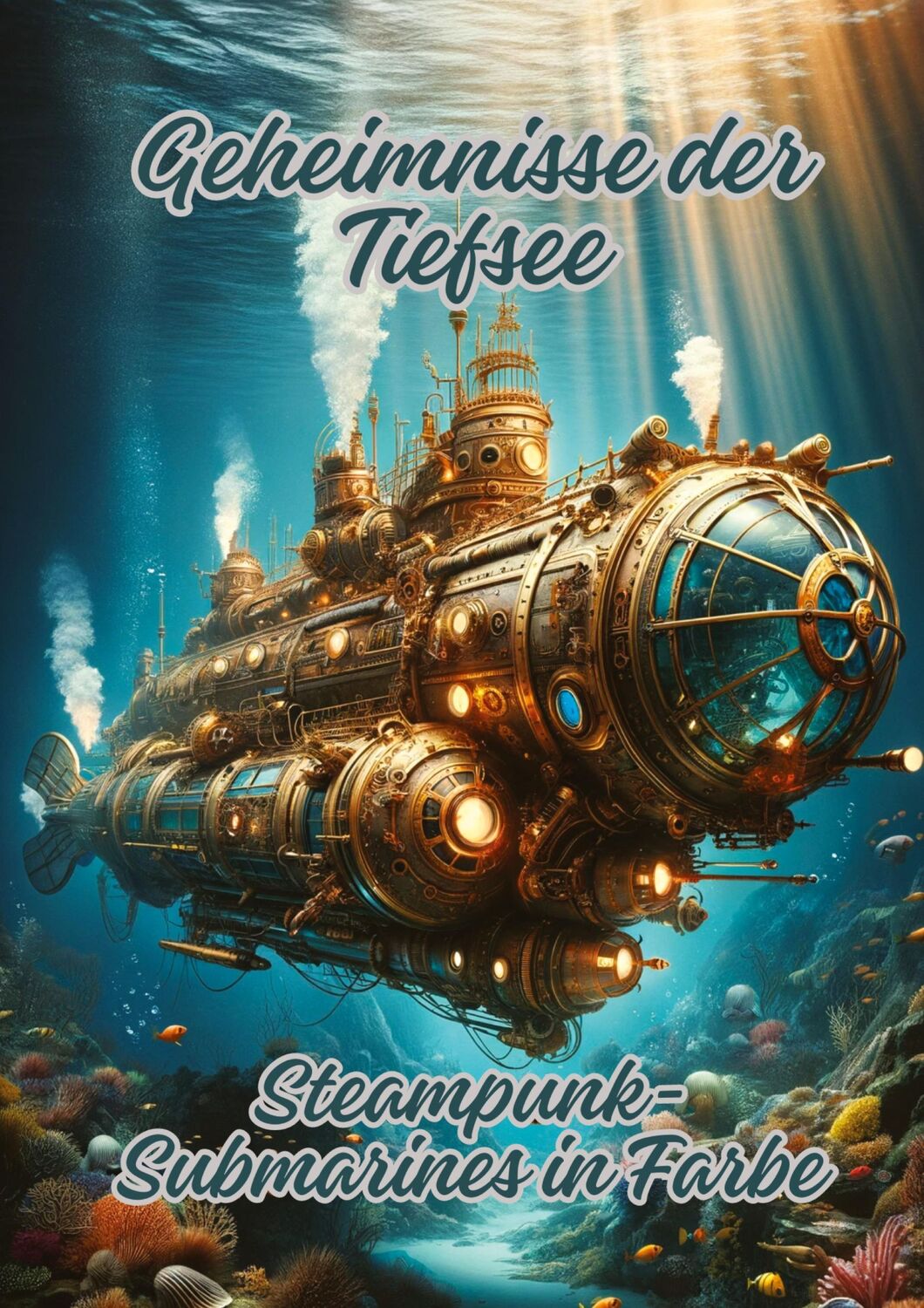 Cover: 9783384140982 | Geheimnisse der Tiefsee | Steampunk-Submarines in Farbe | Ela Artjoy