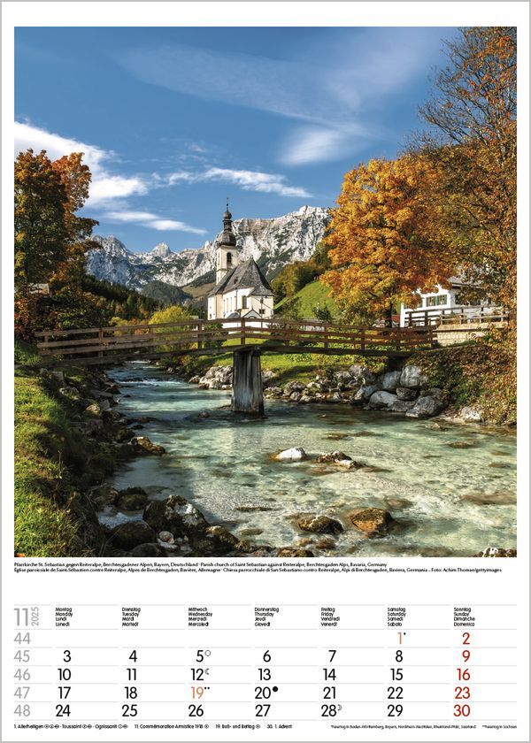 Bild: 9783731876090 | Alpen 2025 | Wandkalender mit Fotos von den Alpen. Format 30 x 42 cm.