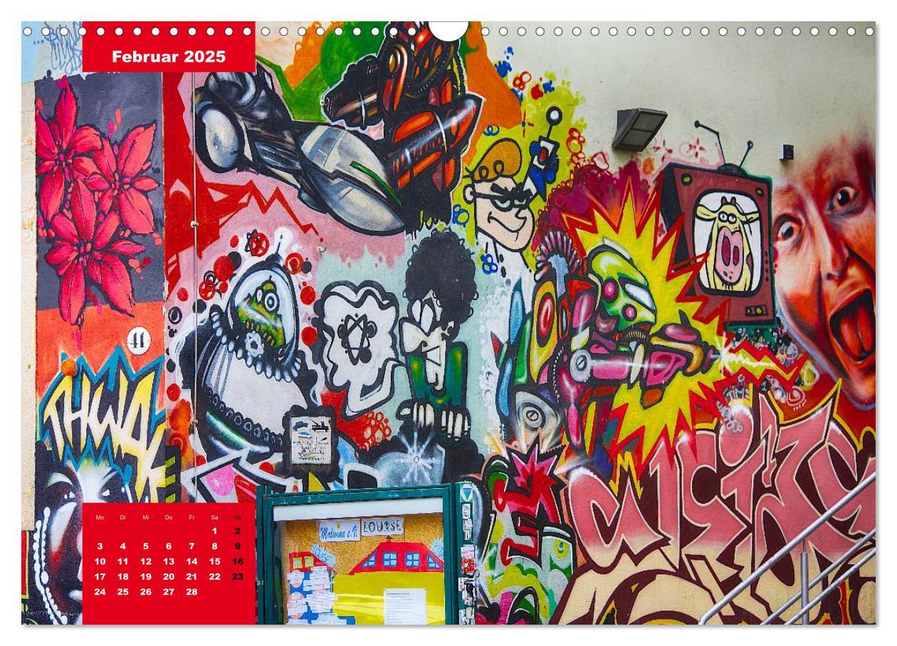 Bild: 9783435740277 | Graffiti (Wandkalender 2025 DIN A3 quer), CALVENDO Monatskalender