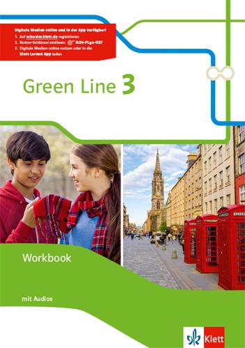 Cover: 9783128342351 | Green Line 3. Workbook mit Audios. Neue Ausgabe | Harper | Bundle