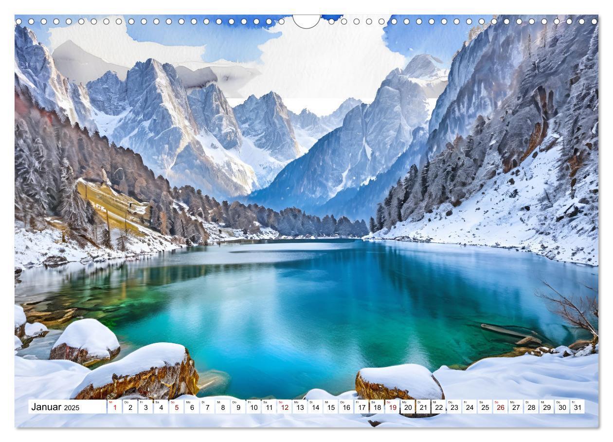 Bild: 9783457177976 | Österreich - Idylle in den Alpen (Wandkalender 2025 DIN A3 quer),...