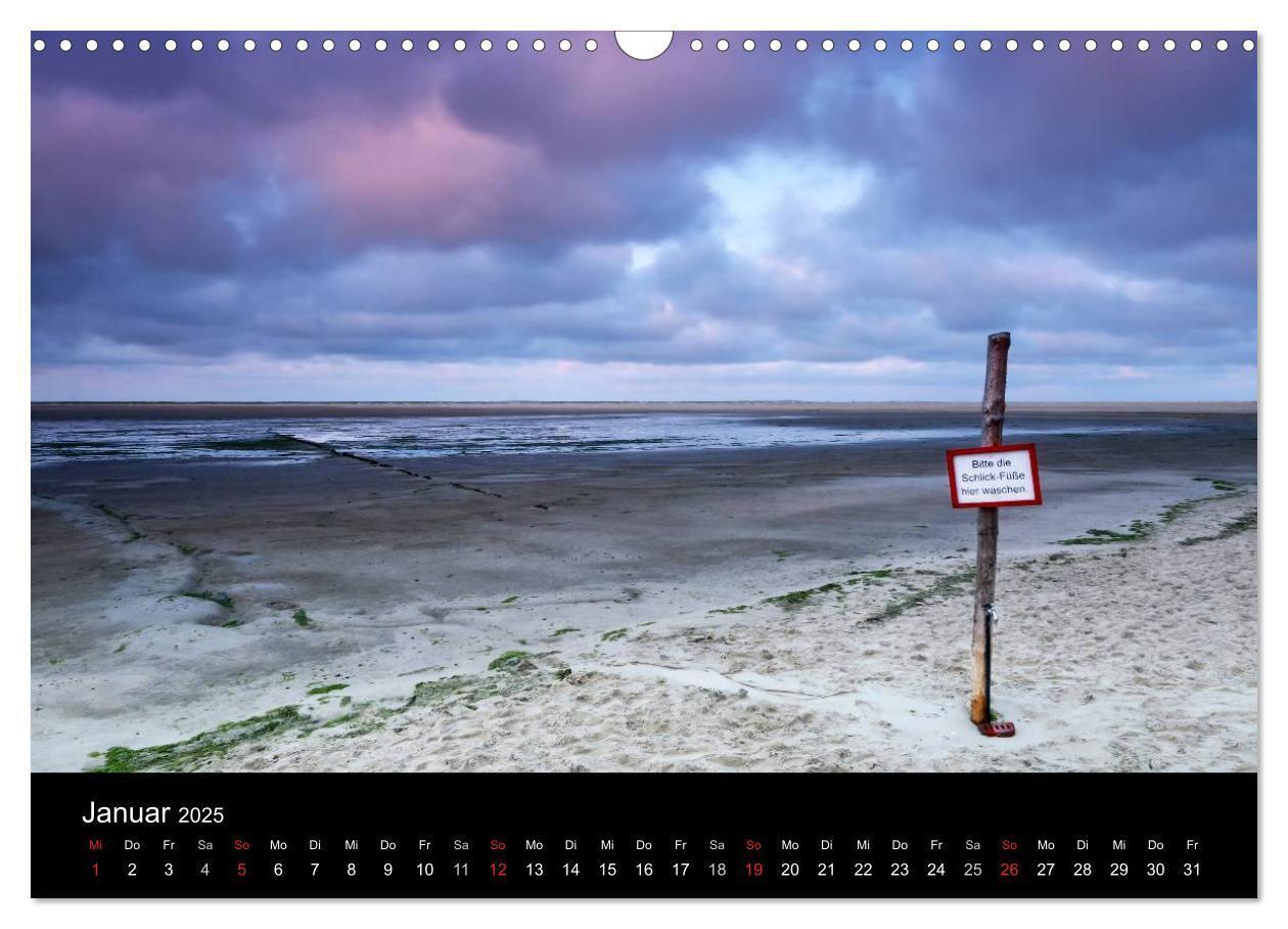 Bild: 9783435588633 | Amrum, Perle der Nordsee (Wandkalender 2025 DIN A3 quer), CALVENDO...