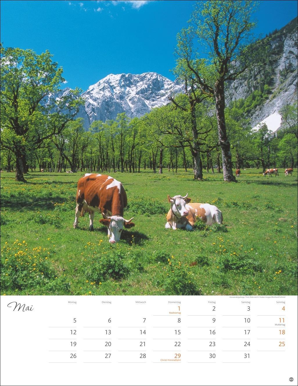 Bild: 9783756405251 | Schönes Alpenland Posterkalender 2025 | Heye | Kalender | 14 S. | 2025