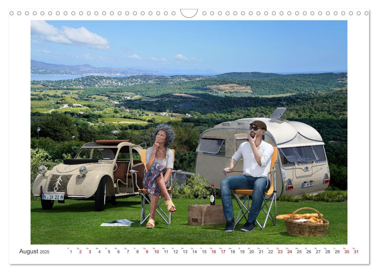 Bild: 9783435069798 | Vintage Caravaning (Wandkalender 2025 DIN A3 quer), CALVENDO...