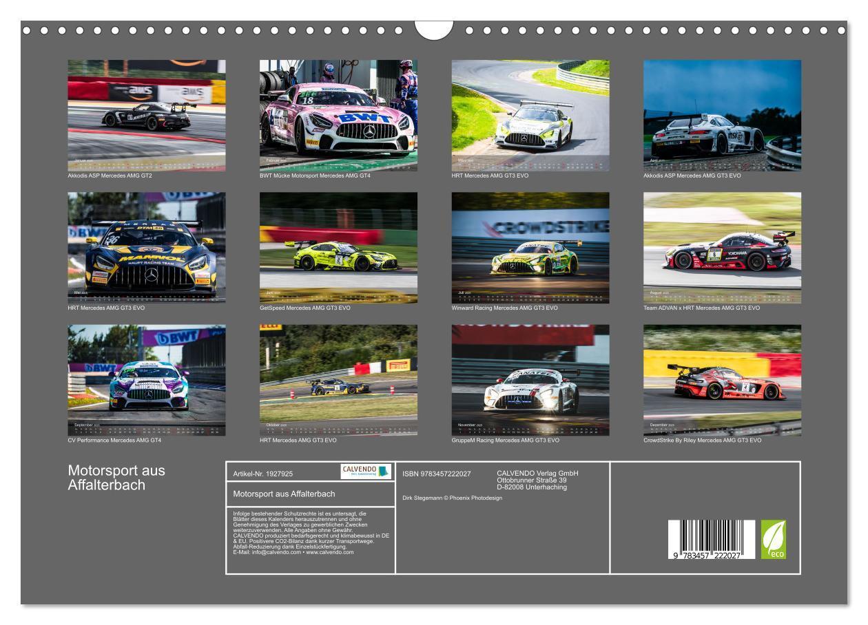 Bild: 9783457222027 | Motorsport aus Affalterbach (Wandkalender 2025 DIN A3 quer),...