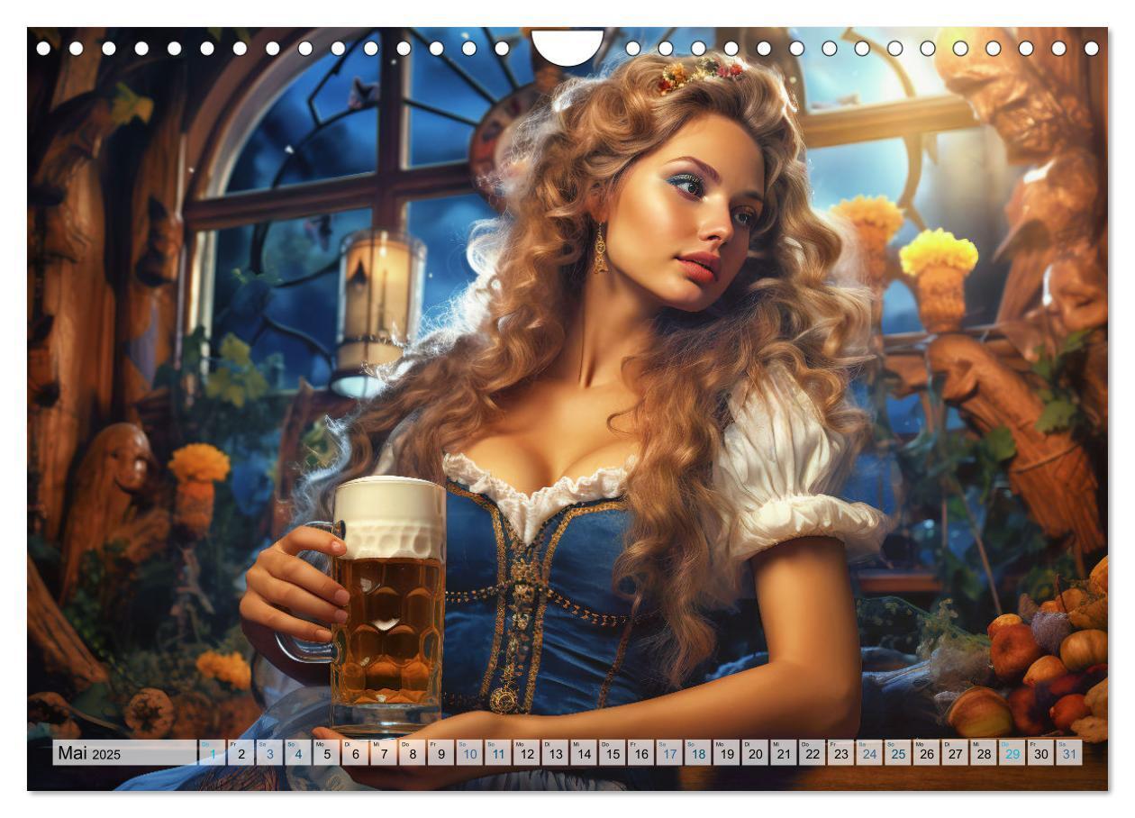 Bild: 9783383854170 | Bierzeltköniginnen - Biergenuss im Dirndl (Wandkalender 2025 DIN A4...