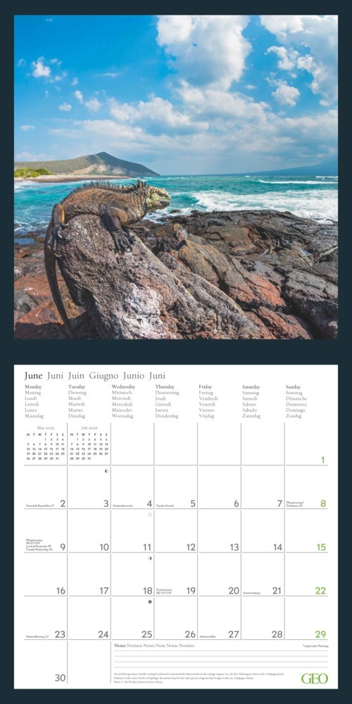 Bild: 4002725988621 | GEO - Amazing Nature 2025 Wandkalender 30x30 cm - Fotokalender für...