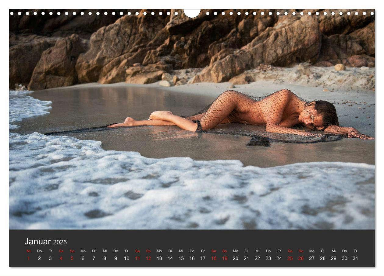 Bild: 9783435294138 | Aktfotografie am Meer (Wandkalender 2025 DIN A3 quer), CALVENDO...