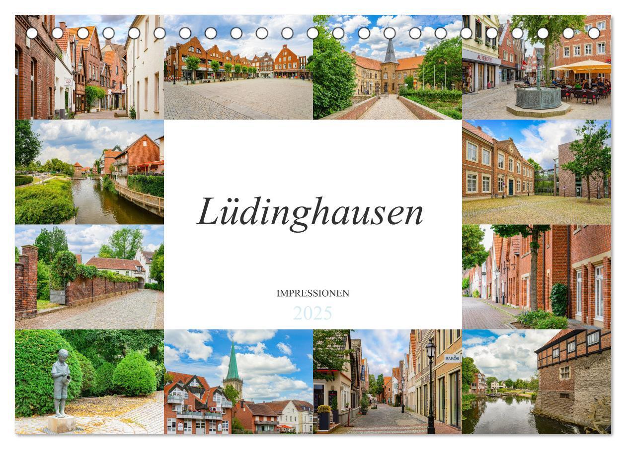 Cover: 9783435207442 | Lüdinghausen Impressionen (Tischkalender 2025 DIN A5 quer),...