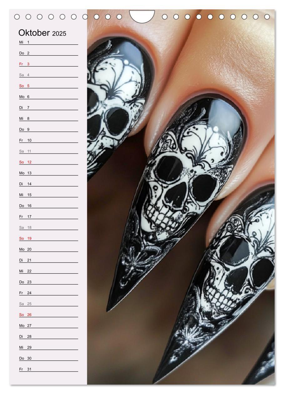 Bild: 9783457205686 | Nageldesign. Außergewöhnliche Fingernägel (Wandkalender 2025 DIN A4...