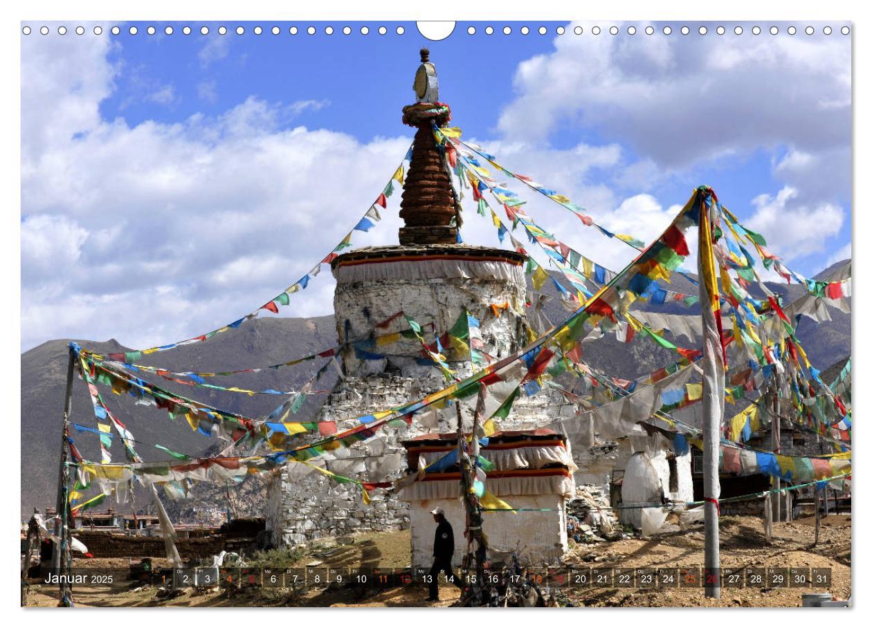 Bild: 9783435374021 | Stupas ¿ Buddhistische Sakralbauten 2025 (Wandkalender 2025 DIN A3...