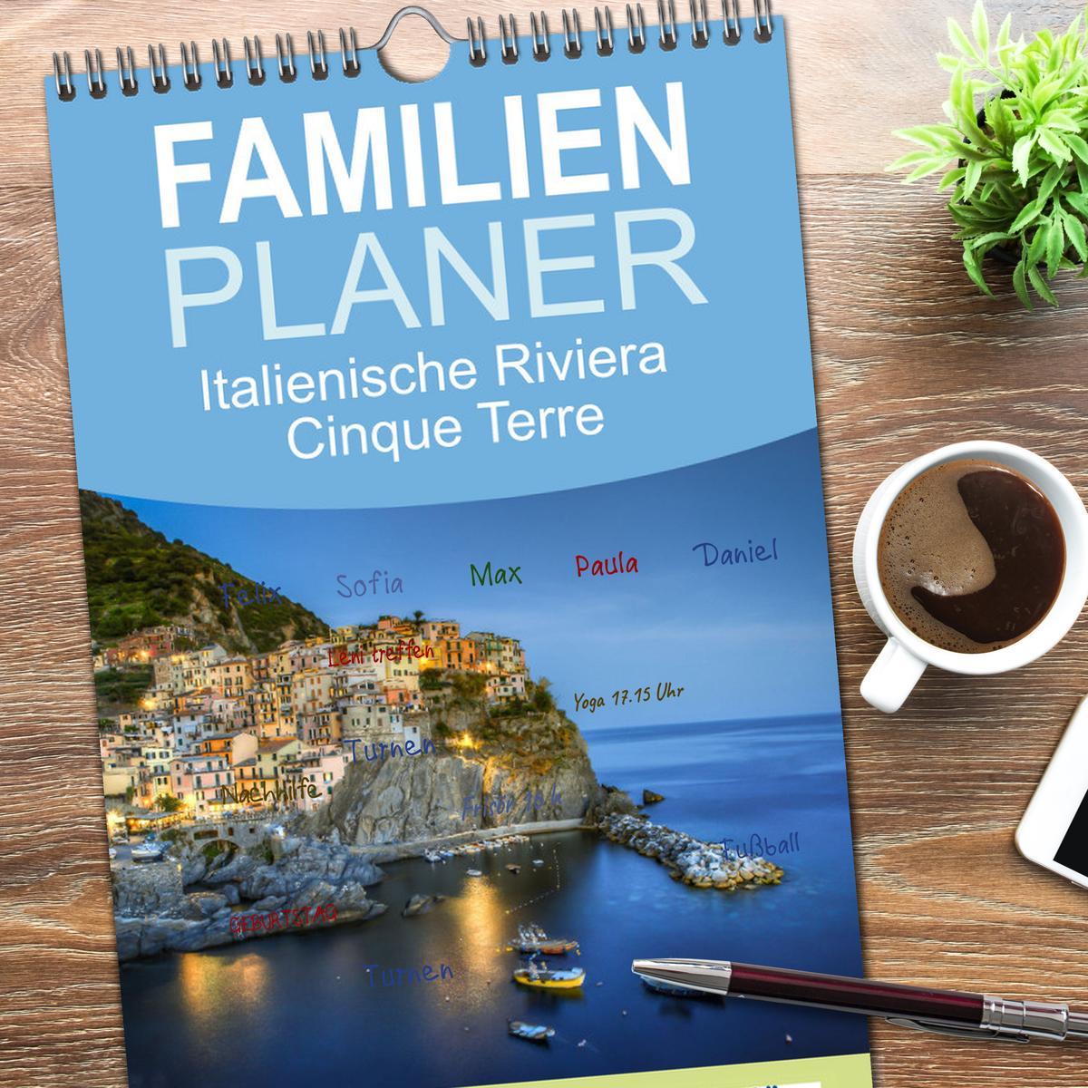 Bild: 9783457095379 | Familienplaner 2025 - Italienische Riviera Cinque Terre mit 5...