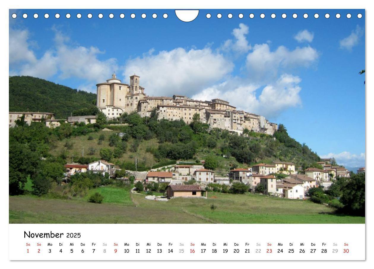 Bild: 9783435649747 | Camino di Assisi - Franziskusweg (Wandkalender 2025 DIN A4 quer),...