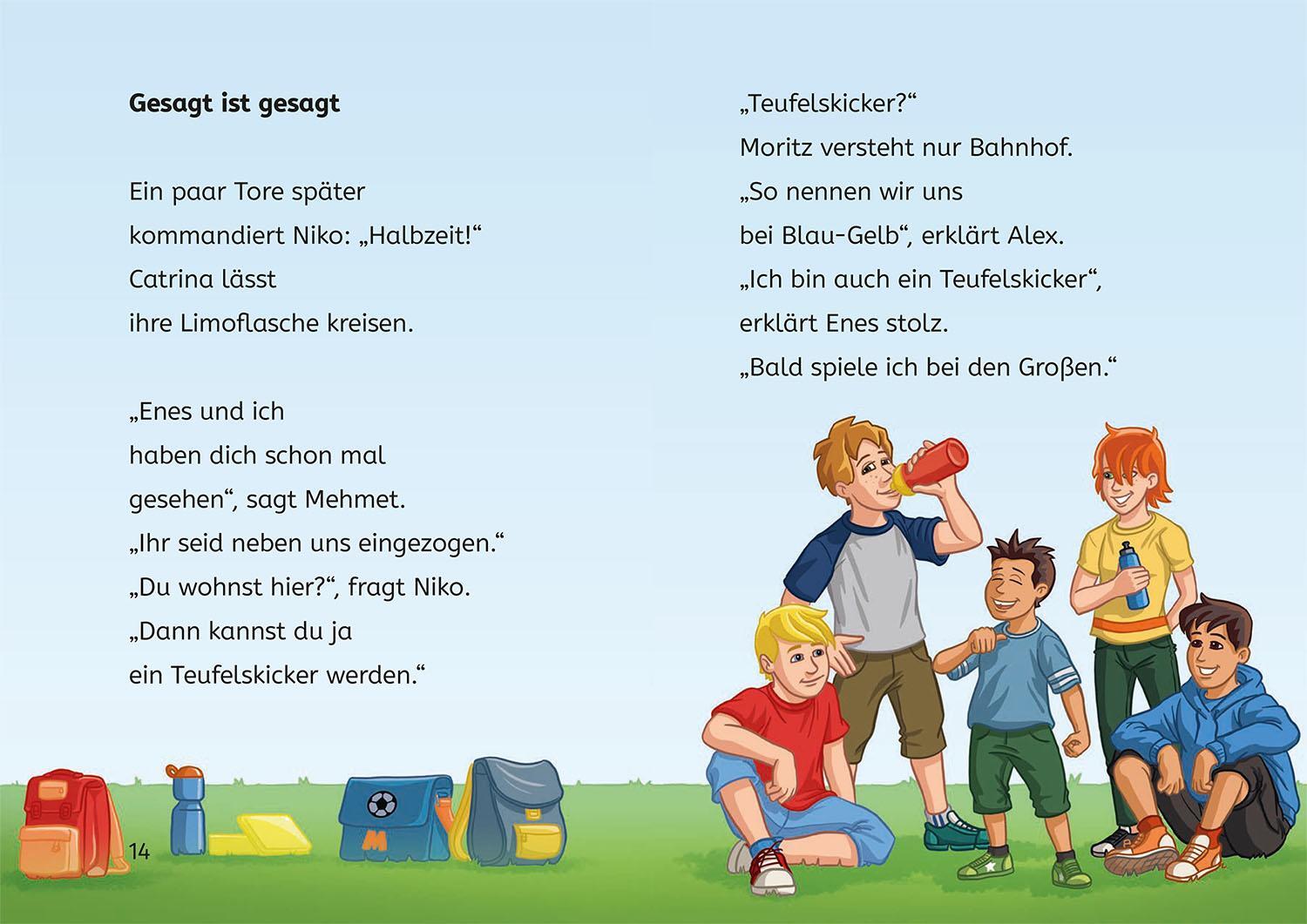 Bild: 9783440176214 | Teufelskicker, Bücherhelden 1. Klasse, Moritz macht das Spiel | Buch