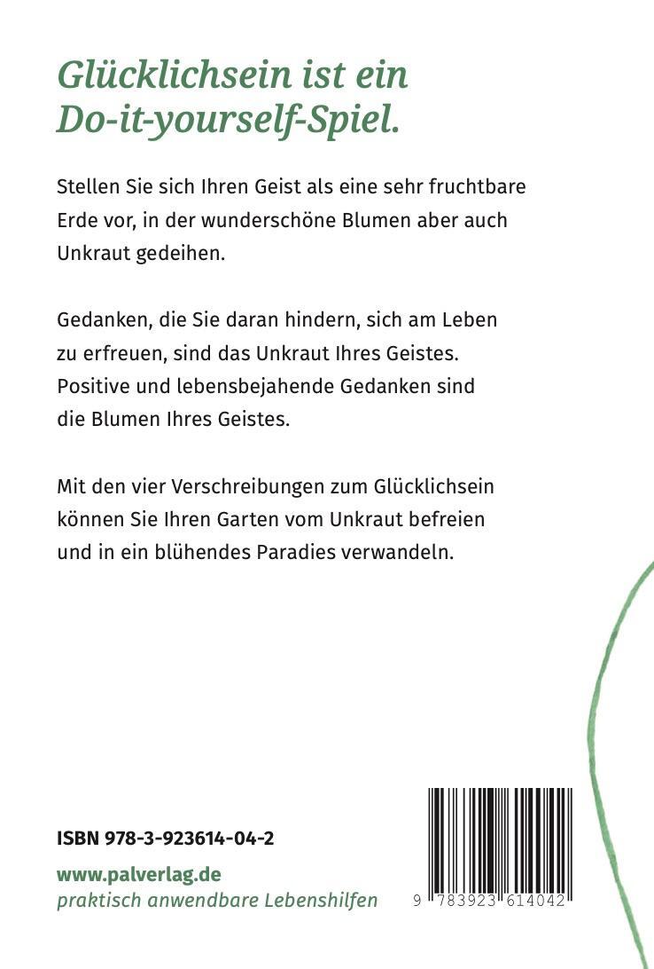 Rückseite: 9783923614042 | Verschreibungen zum Glücklichsein | Doris Wolf (u. a.) | Taschenbuch