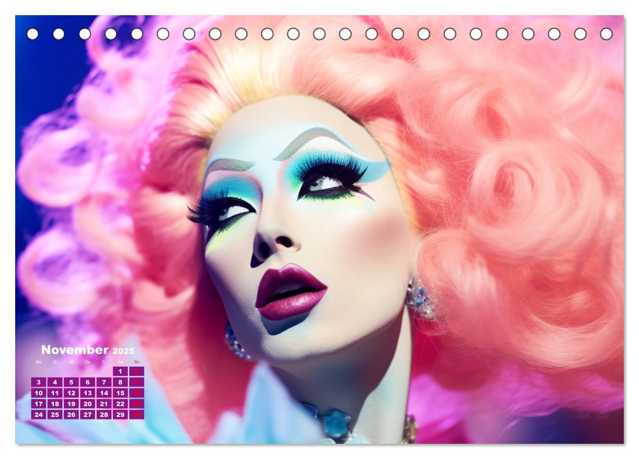 Bild: 9783383895258 | Drag Queens. Glamouröse und wunderschöne Drag-Kunst (Tischkalender...