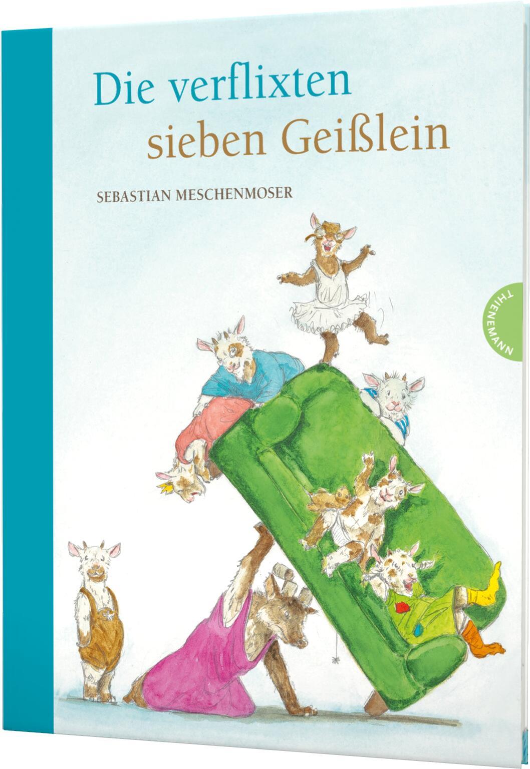 Cover: 9783522458573 | Die verflixten sieben Geißlein | Sebastian Meschenmoser | Buch | 32 S.