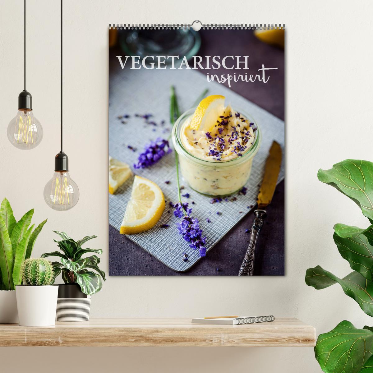 Bild: 9783435982035 | Vegetarisch inspiriert (Wandkalender 2025 DIN A2 hoch), CALVENDO...