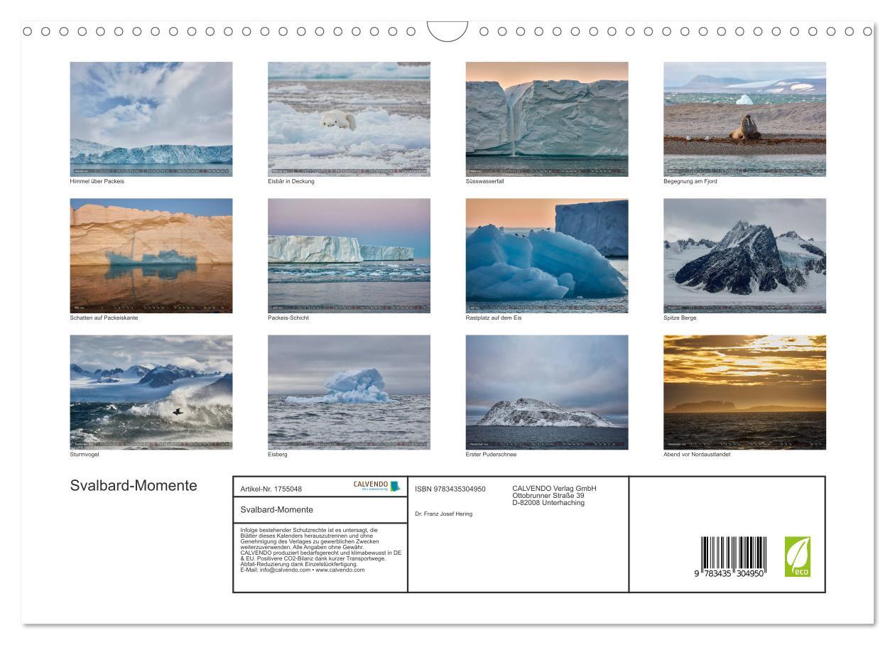 Bild: 9783435304950 | Svalbard-Momente (Wandkalender 2025 DIN A3 quer), CALVENDO...