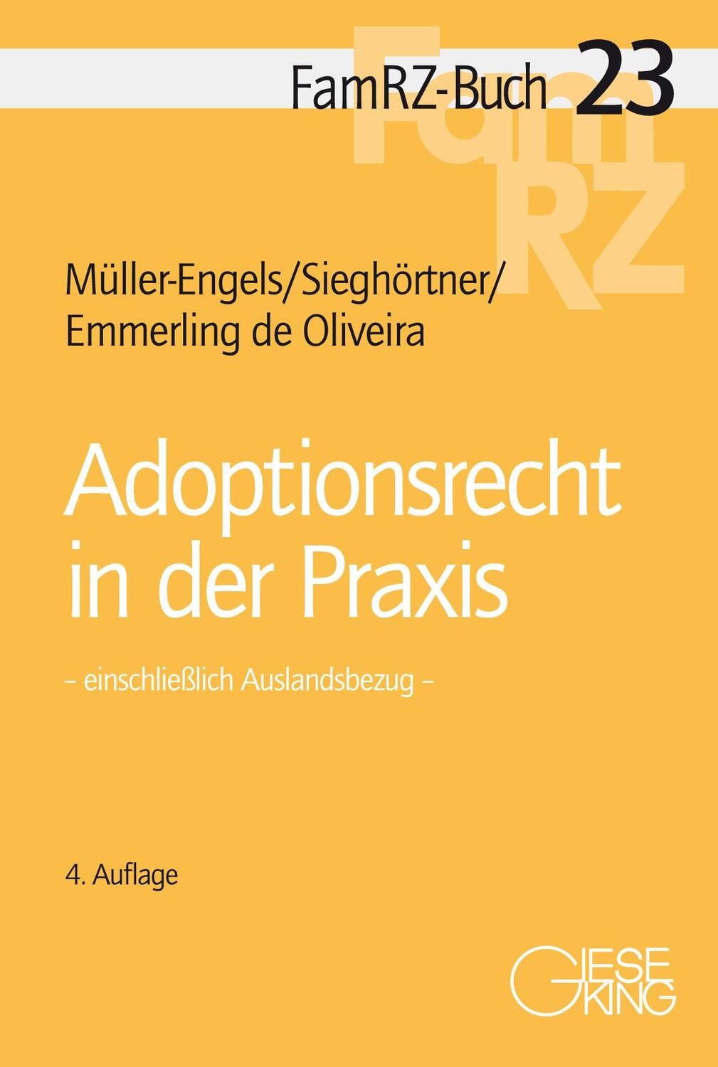 Cover: 9783769412383 | Adoptionsrecht in der Praxis | einschließlich Auslandsbezug | Buch