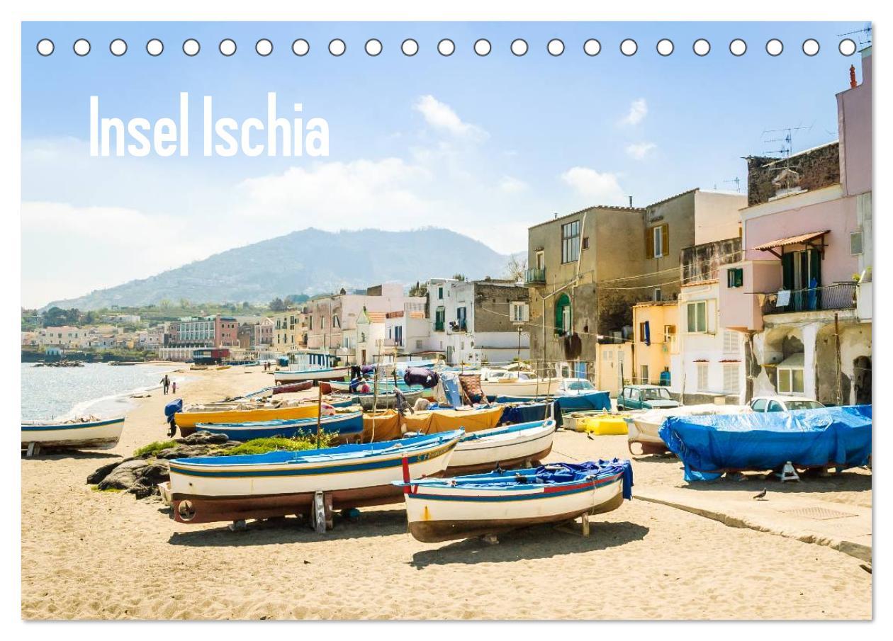 Cover: 9783435766987 | Insel Ischia (Tischkalender 2025 DIN A5 quer), CALVENDO Monatskalender