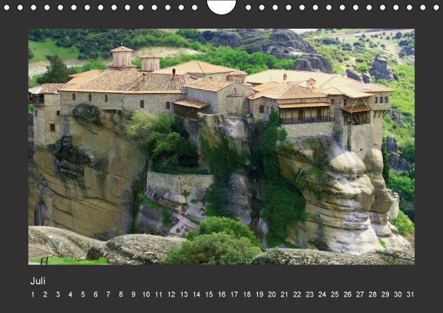 Bild: 9783660203479 | Meteora-Klöster in Griechenland (Wandkalender immerwährend DIN A4...