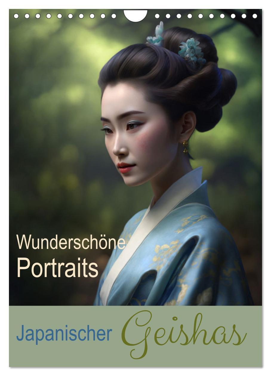 Cover: 9783435881864 | Wunderschöne Portraits Japanischer Geishas (Wandkalender 2025 DIN...