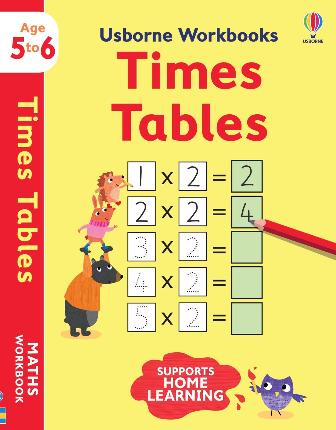 Cover: 9781474990950 | Usborne Workbooks Times tables 5-6 | Holly Bathie | Taschenbuch | 2021