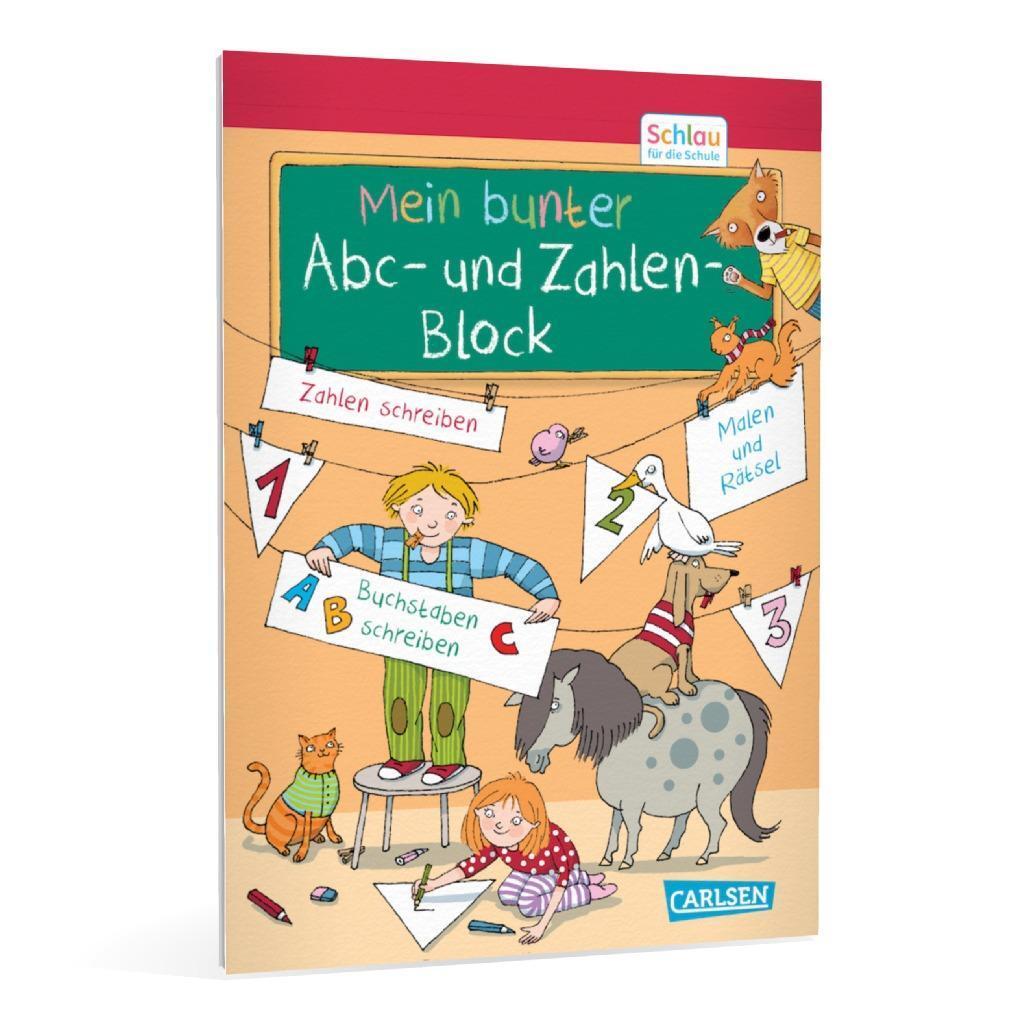 Bild: 9783551191441 | Schlau für die Schule: Mein bunter ABC- und Zahlen-Block | Fuchs