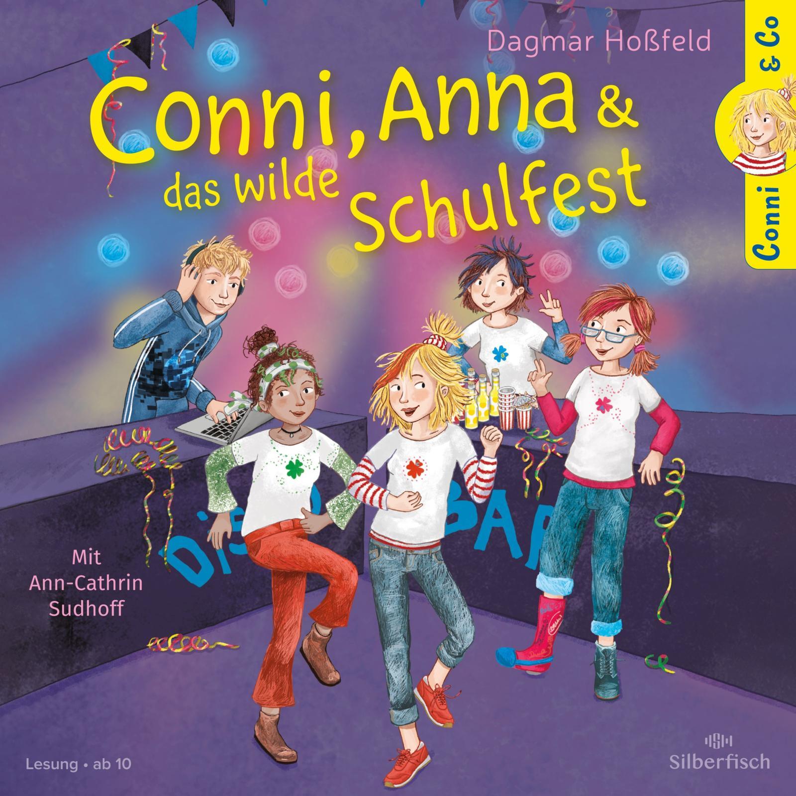 Cover: 9783745603958 | Conni &amp; Co 4: Conni, Anna und das wilde Schulfest | 2 CDs | Hoßfeld