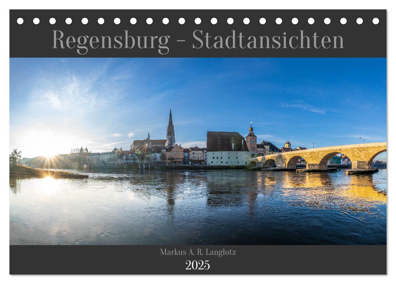 Cover: 9783435018390 | Regensburg - Stadtansichten (Tischkalender 2025 DIN A5 quer),...